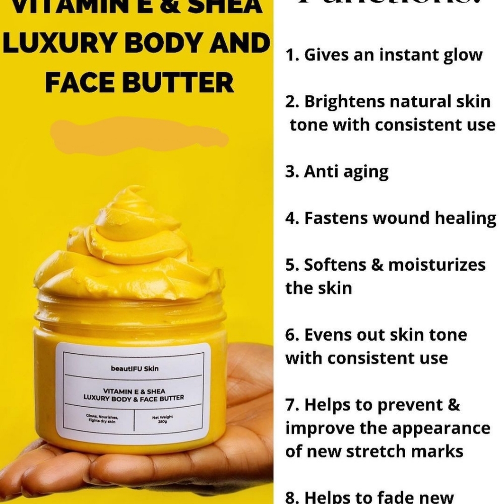 VITAMIN E LUXURY BODY AND FACE BUTTER